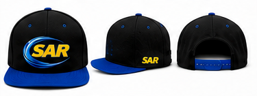 SAR Snapback Hat - Black/Royal