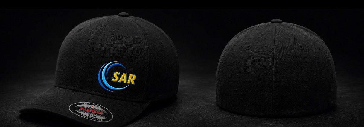 SAR Throwback Flexfit Black Hat